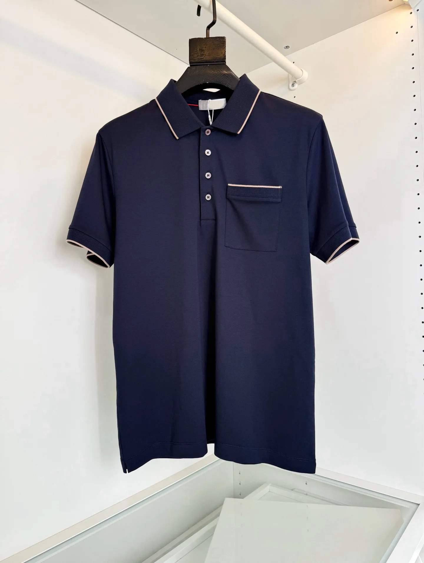BC old money wind summer business lapel half-sleeved polo shirt men's casual short-sleeved t-shirt