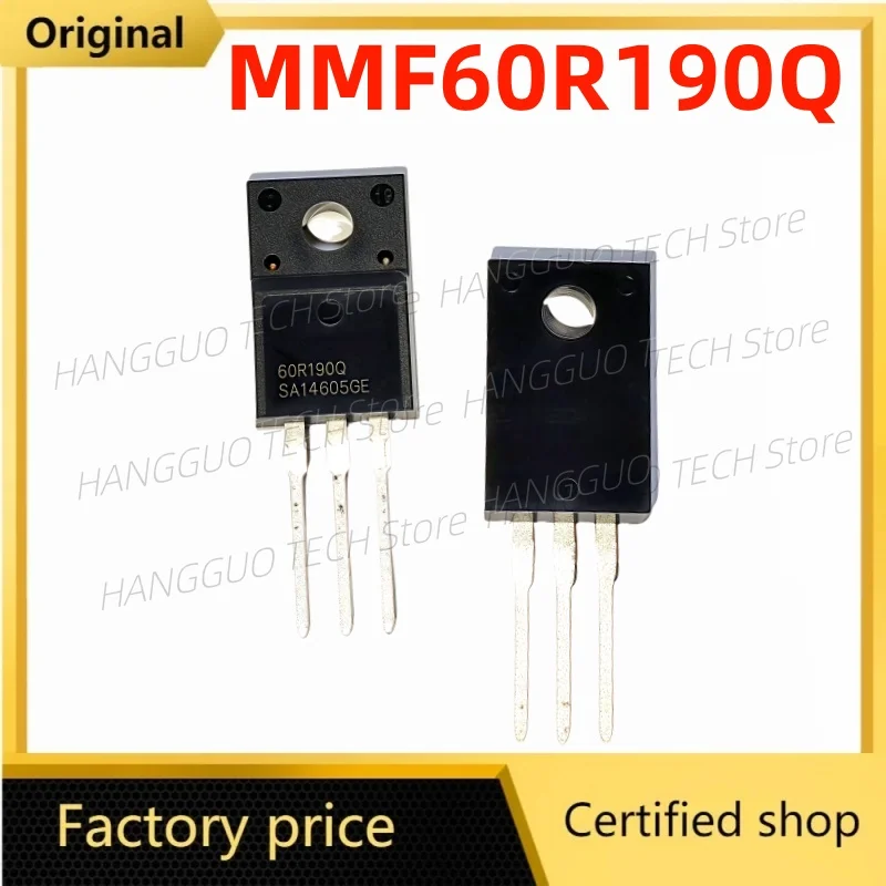 

Brand new and original 60R190Q MMF60R190Q Trans MOSFET N-CH 600V 20A 3-Pin(3+Tab) TO-220F Tube