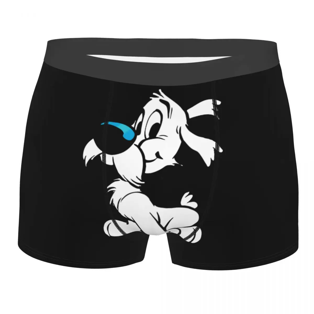 Men's Boxer Briefs Shorts Panties Asterix And Obelix Soft Underwear Dogmatix Idefix Ideafix Obelix Dog Homme S-XXL Underpants