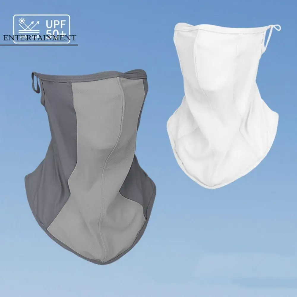 

Ice Silk Ice Silk Face Scarf Thin Mesh Breathable Face Mask Comfortable Soft Summer Sunscreen Mask Driving Riding Hiking