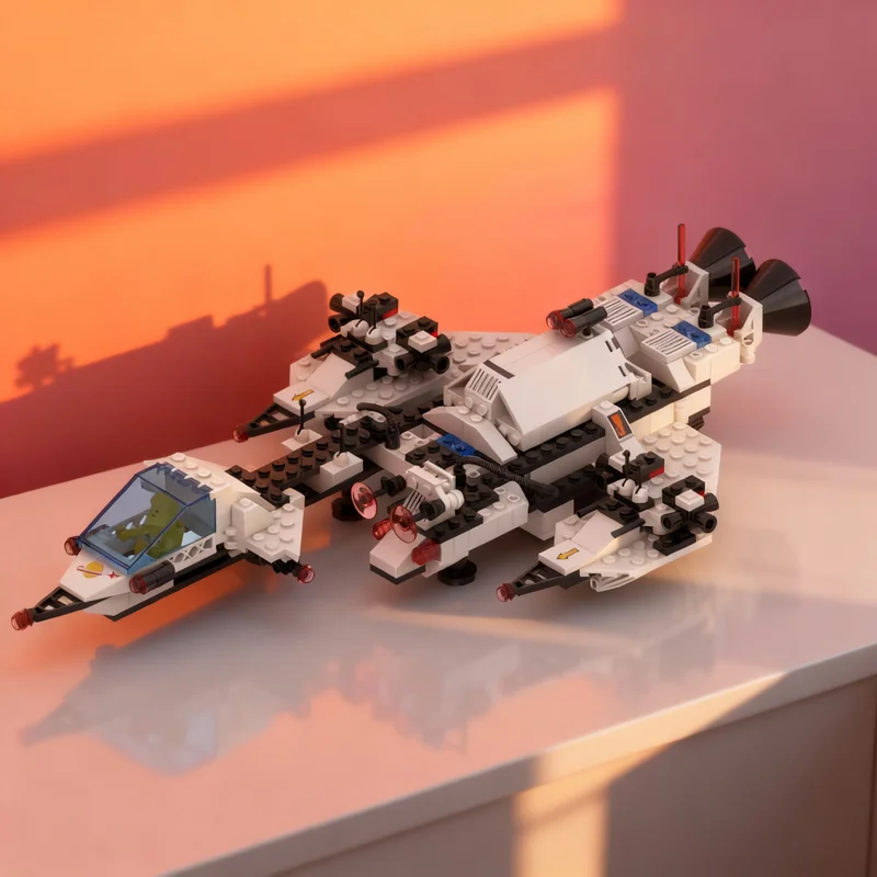 

303pcs MOC Chronohauler 9 Space Futuron Model Building Blocks Architecture Creative Education Toy Christmas Gifts Brick Kids