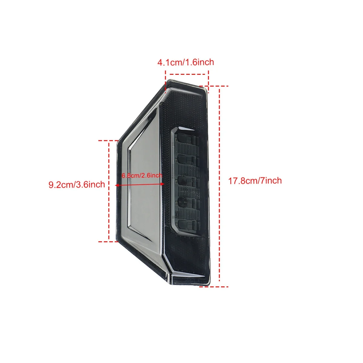 1 пара, черный задний фонарь для XP 570 900 General 1000 PRO, бриллиантовый тормоз, 2412774 2411866