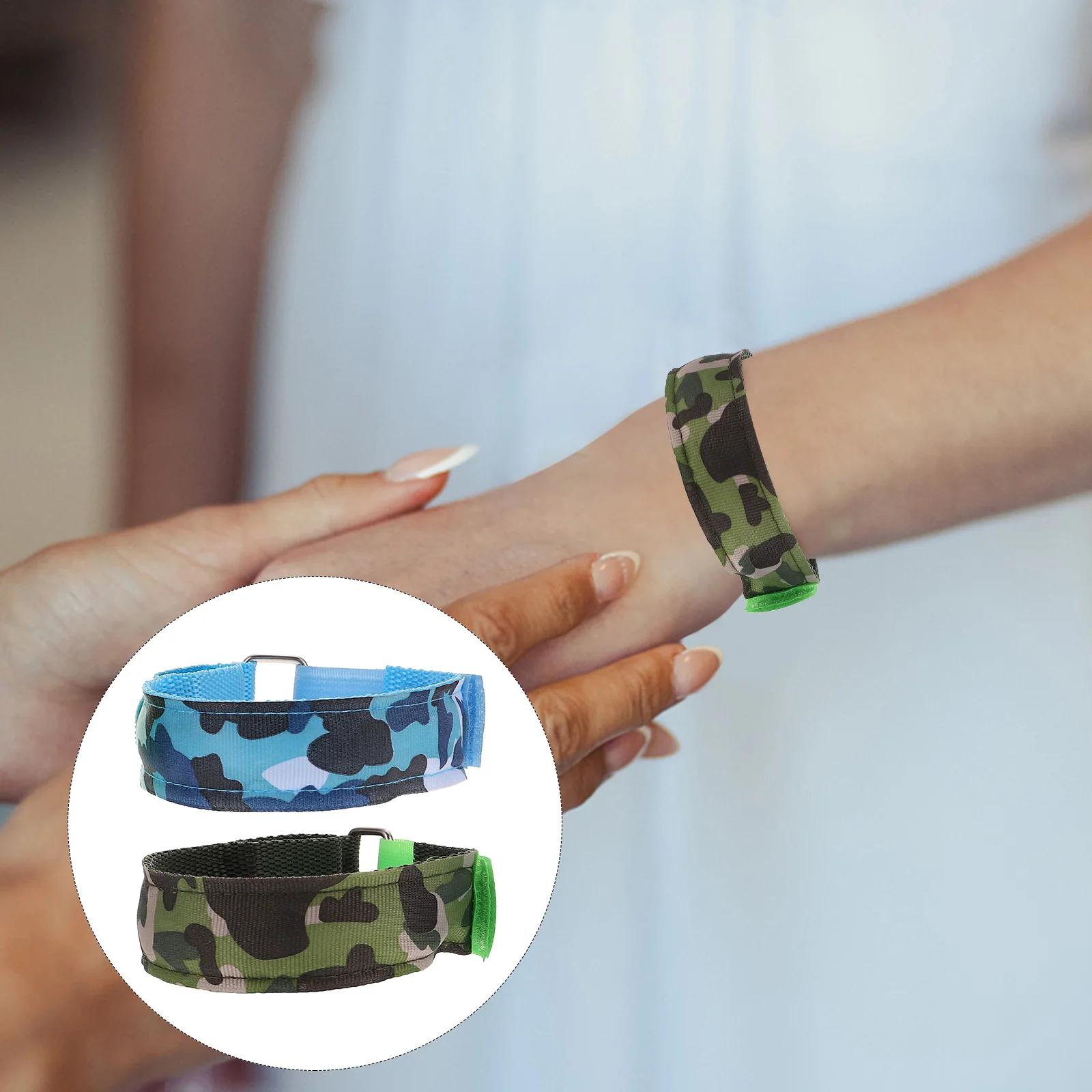 

Glow In The Dark LED Armband For Running Walking Cycling Outdoor Activity Accessories 2pcs