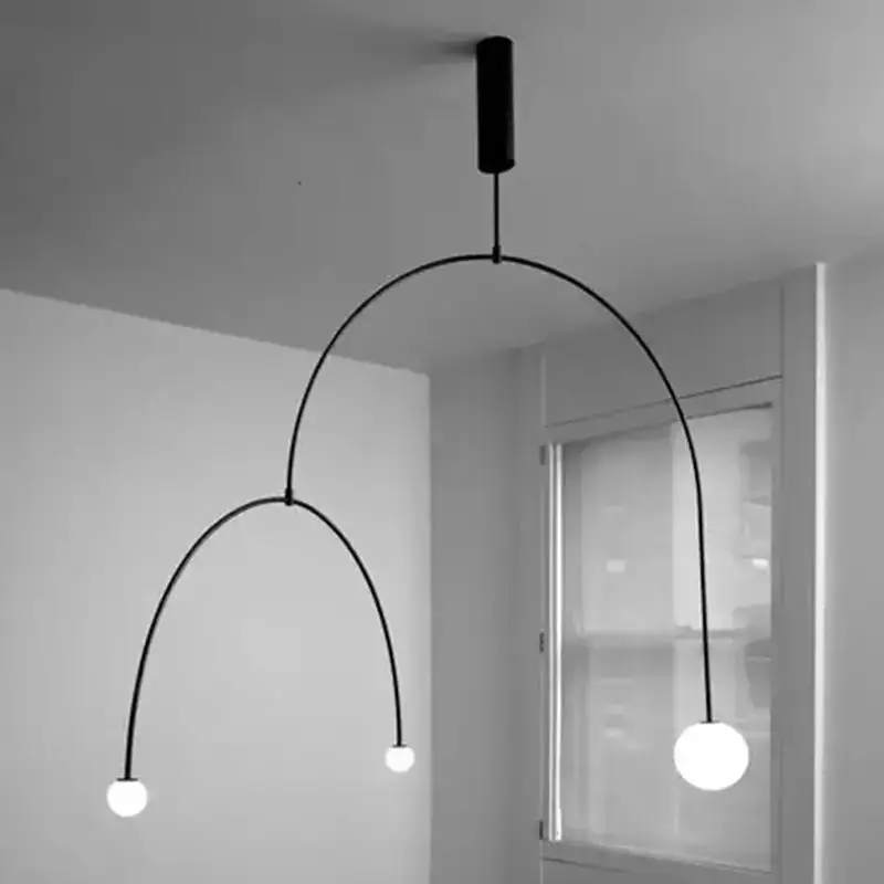 Modern Glass Ball Pendant Lighting For Bedroom/Hotel Nordic Gold Pendant Lamp /Hanging Lights Art Deco Pendant Lamp Home Indoor image 2