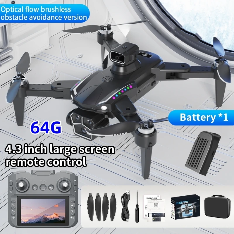 

8K Mini FPV Drones with 4K Dual Camera GPS Obstacle Avoidance Foldable RC Quadcopter Professional Aerial Photography Drone