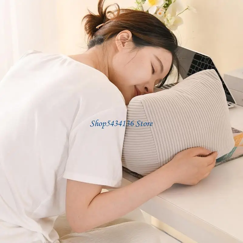 H7ED Comfortable Cushion For Long Sitting Multipurpose Napping Pillow Lumbar Support Pad Home Office Car Use