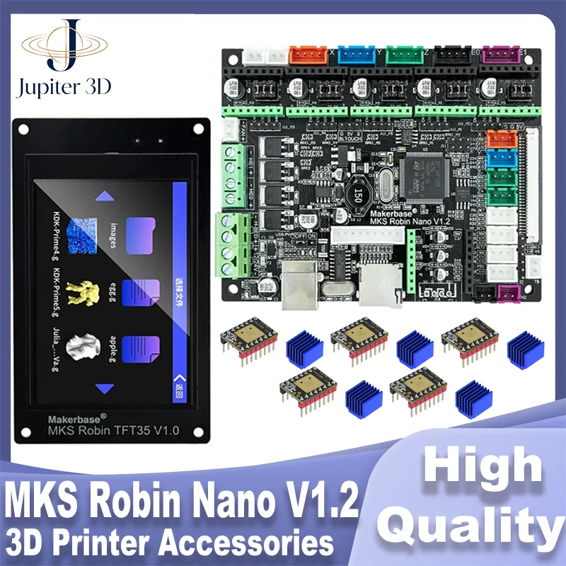 MKS 3D Printer Board STM32 MKS Robin Nano Board V1.2 Hardware Open Source (Support Marlin2.0) Support With 3.5 Inch Touch Screen
