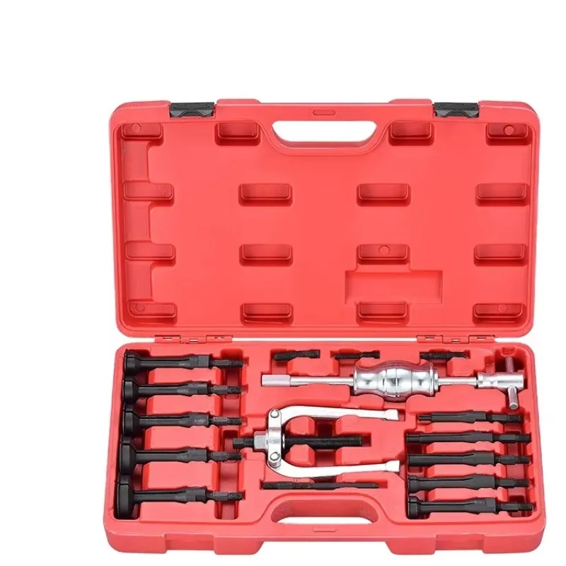 

16 шт., съемник внутреннего подшипника, автомобильный разборный подшипник, съемник глухих отверстий, набор экстракторов, набор инструментов для молотка