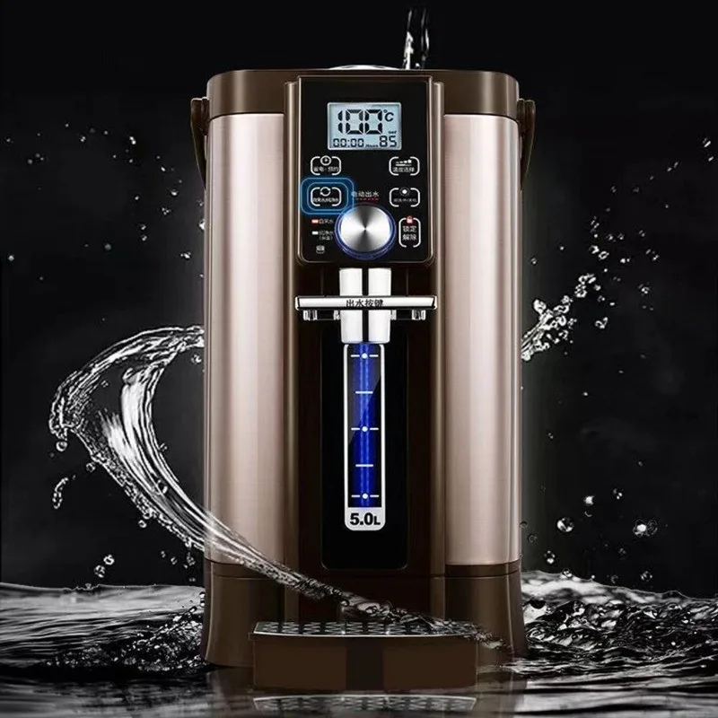 زجاجة مياه كهربائية utomatic الحفاظ على الحرارة المتكاملة 5L غلاية مع درجة حرارة ثابتة وسعة كبيرة