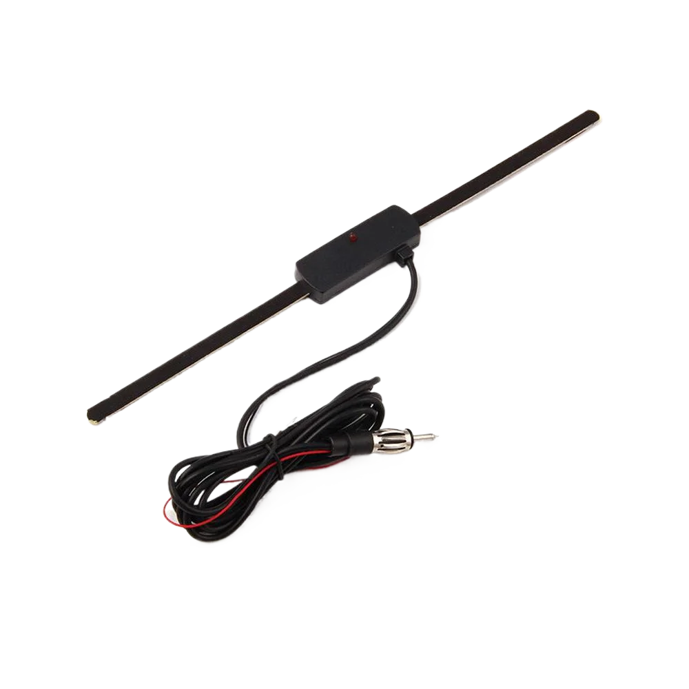 1PC 12V universel antenne Booster voiture électronique Radio antenne pare-brise voiture AM FM Radio noir antenne amplificateur de Signal Booster