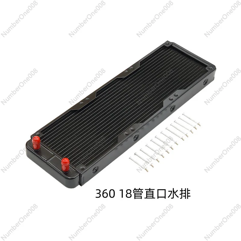 360mm Aluminum Water Cooling Radiator 18 Tubes Efficient Heat Exchanger PC Liquid Cooling System Heatsink