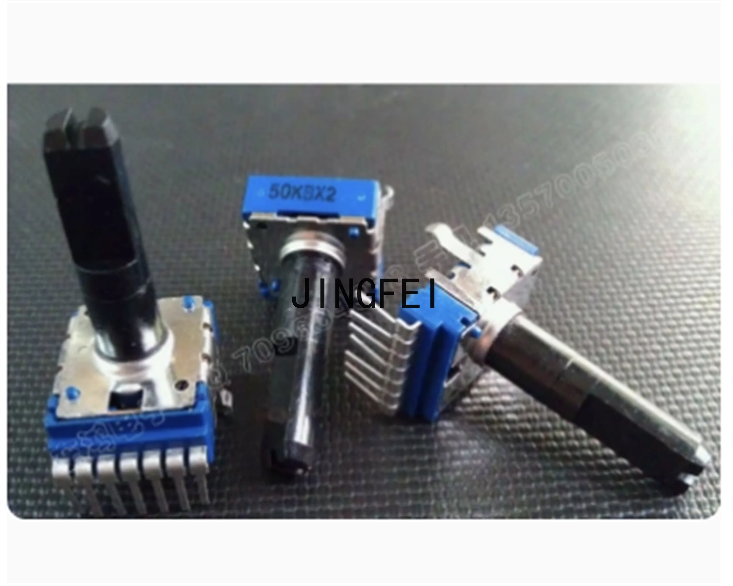 1 PCS Potenciómetro Fuhua RK14, potenciómetro de volumen vertical B50K, eje de 23MM con 7 pines