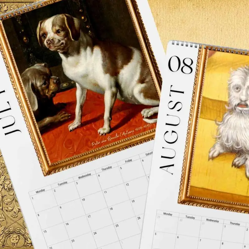 Funny Dog Calendar 2024 Ugly Dog Wall Calendar 42x28cm/17x11 Inches January 2024 From December Funny Wall Art Gag Humor Gift