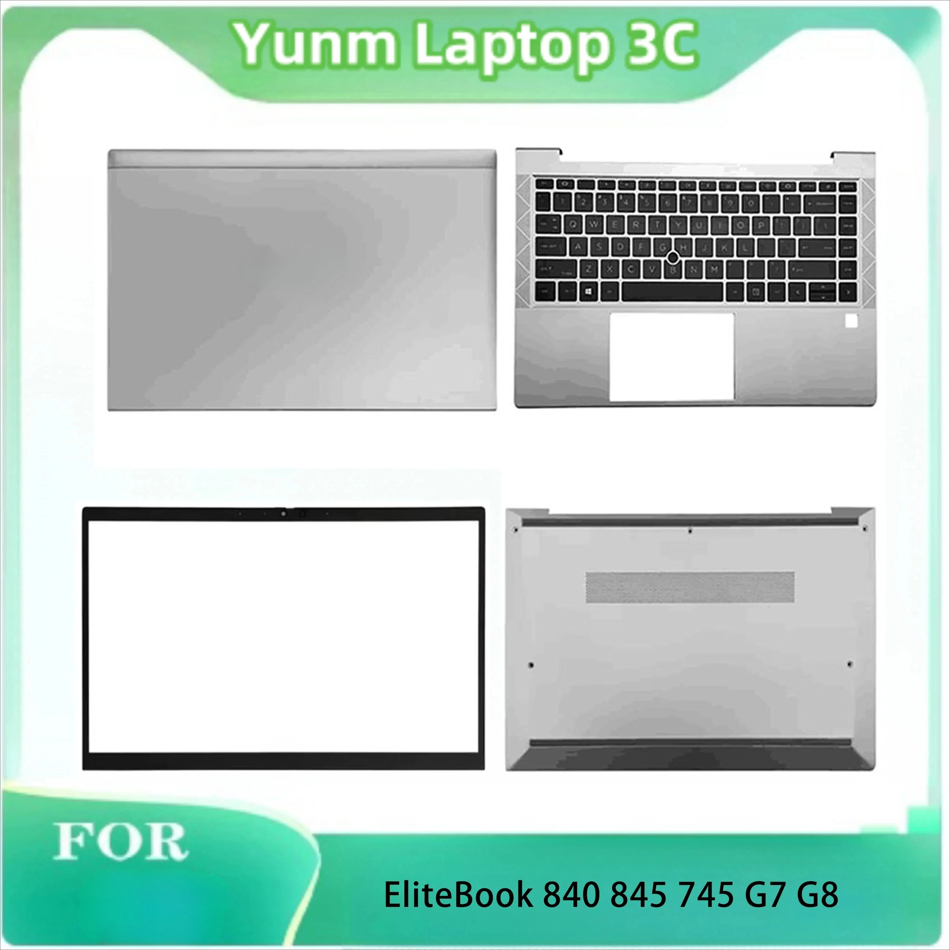 

Original New For EliteBook 840 845 745 G7 G8 Laptop LCD Back Cover Upper Palmrest Bottom Case Keyboard Hinge Case