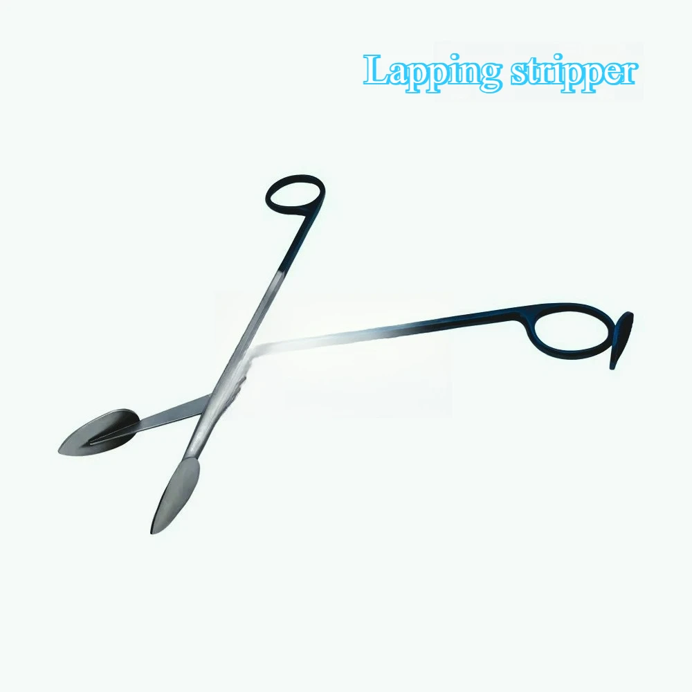 Blue Handle Facelift Dissector Forceps 190mm Plastic Surgery Skin Tissue Dissecting Instrument for Facial Operation