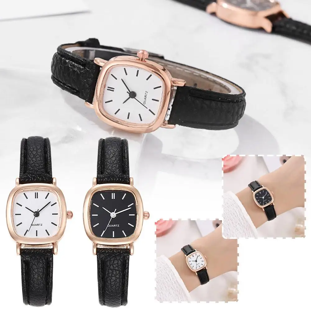 

Men's And Women's Quartz Belt Couple Watch The New Korean Minimalist Personalized Style Is And Trendy Version Retro Origina L3K0