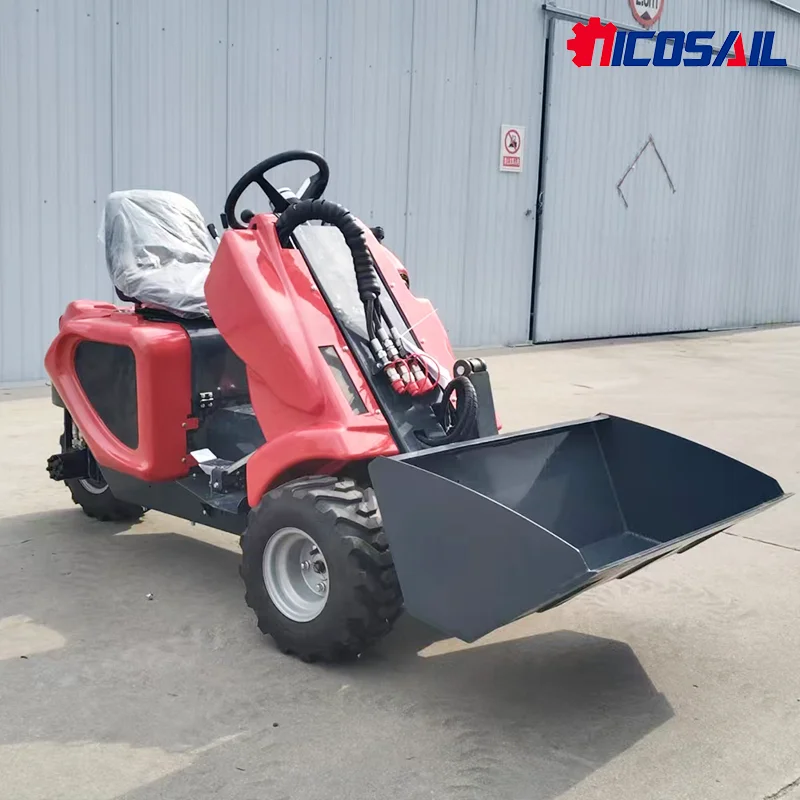 

Factory Direct Mini Three Wheel Loader Mini Front End Skid Steer Loaders