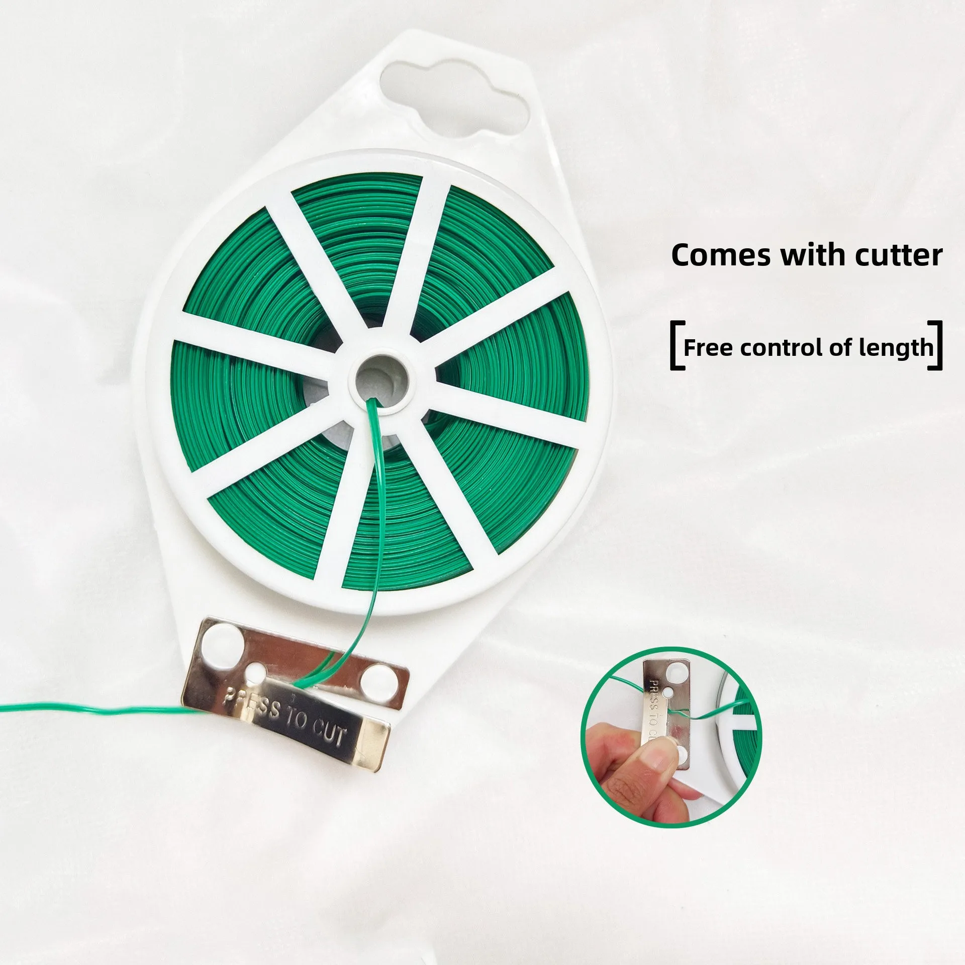Multifunctional Garden Twist Tie, Plastic Plant Binding Wire for Climbing Rose Vines, Flower Support Gardening Accessories