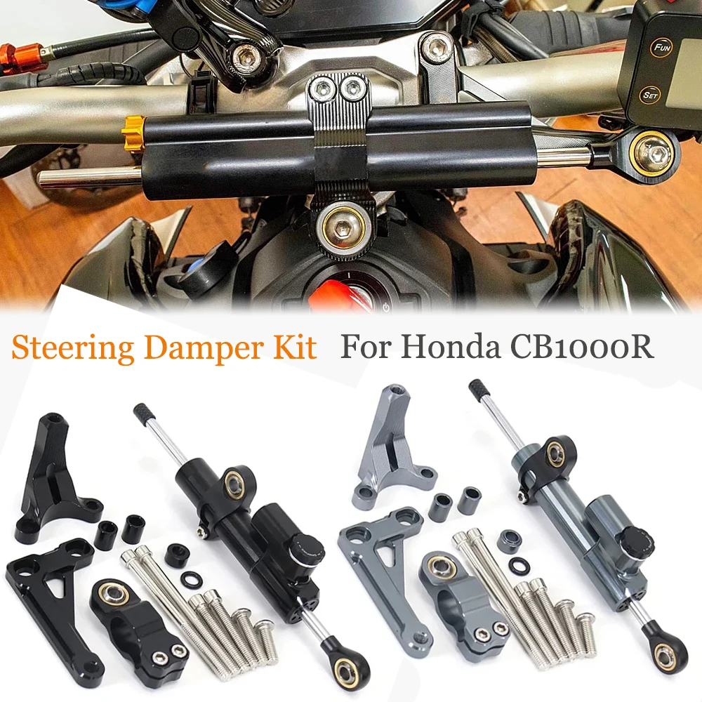 

cb1000r 2022 Motorcycle For Honda CB1000R CB 1000R 2018 - 2023 Directional stabiliser bracket Steering damper mounting bracket