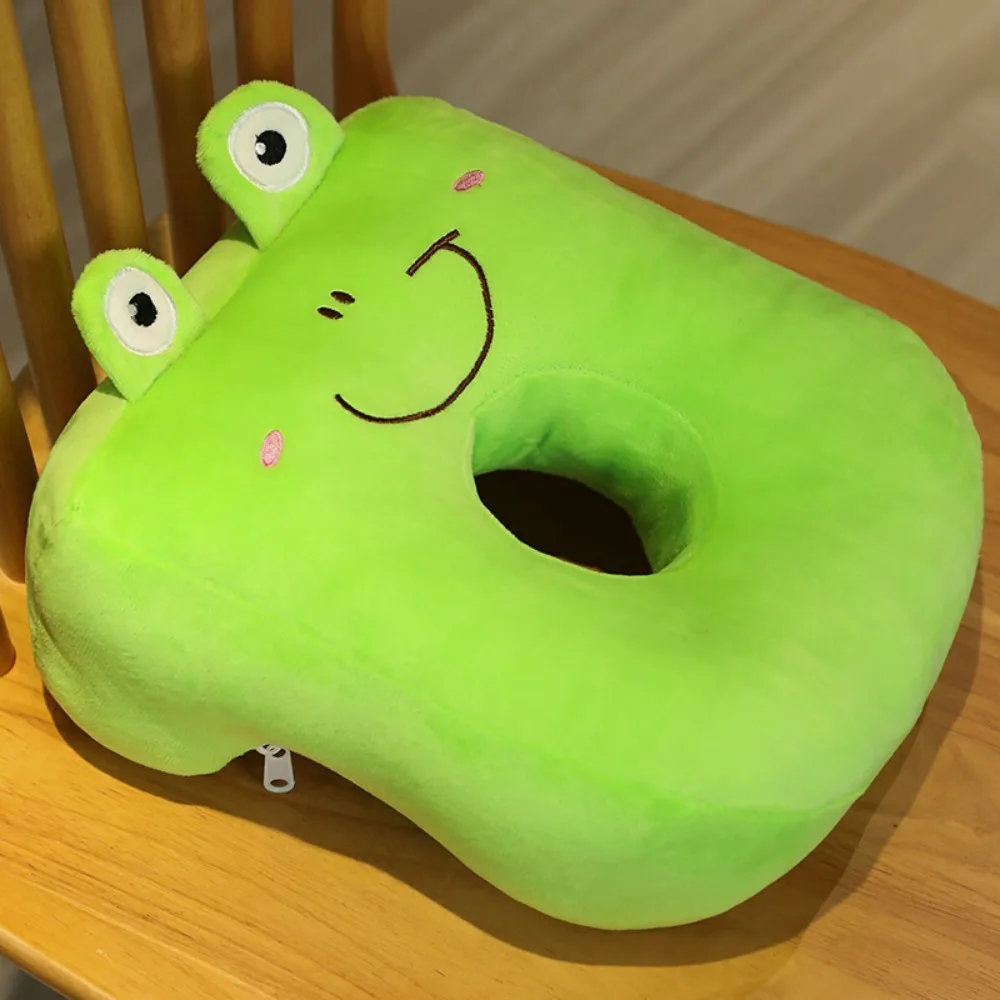 

Nap Accessories Cartoon Plush Nap Pillow Hollow Hole Animal Pattern Desk Rest Pillow Wear Resistant Soft Neck Support Students