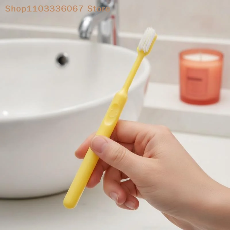 【HLS】10 Pack Candy Color Soft Bristle Toothbrushes Non-slip Handle Portable Manual Toothbrush Set for Camping Travel Home Use