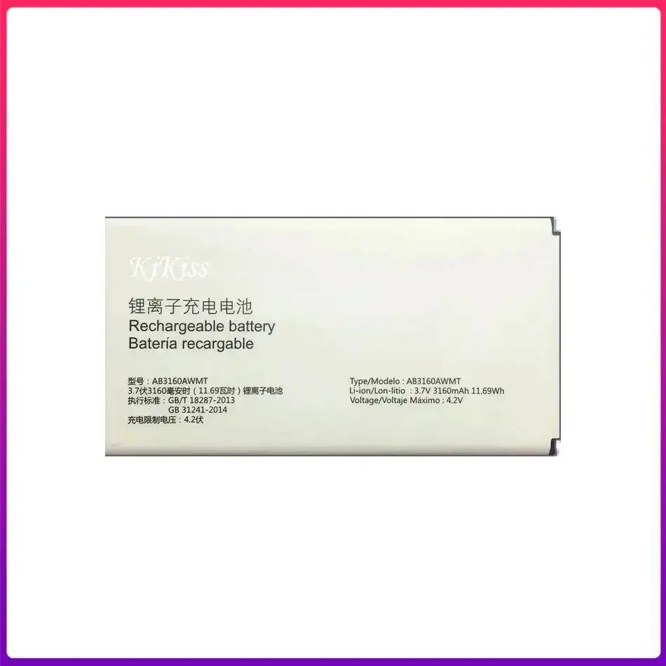 AB3160AWMT 3160mAh Premium Replacement Mobile Phone Battery For Philips Xenium E570 E571 CTE570 CTE57