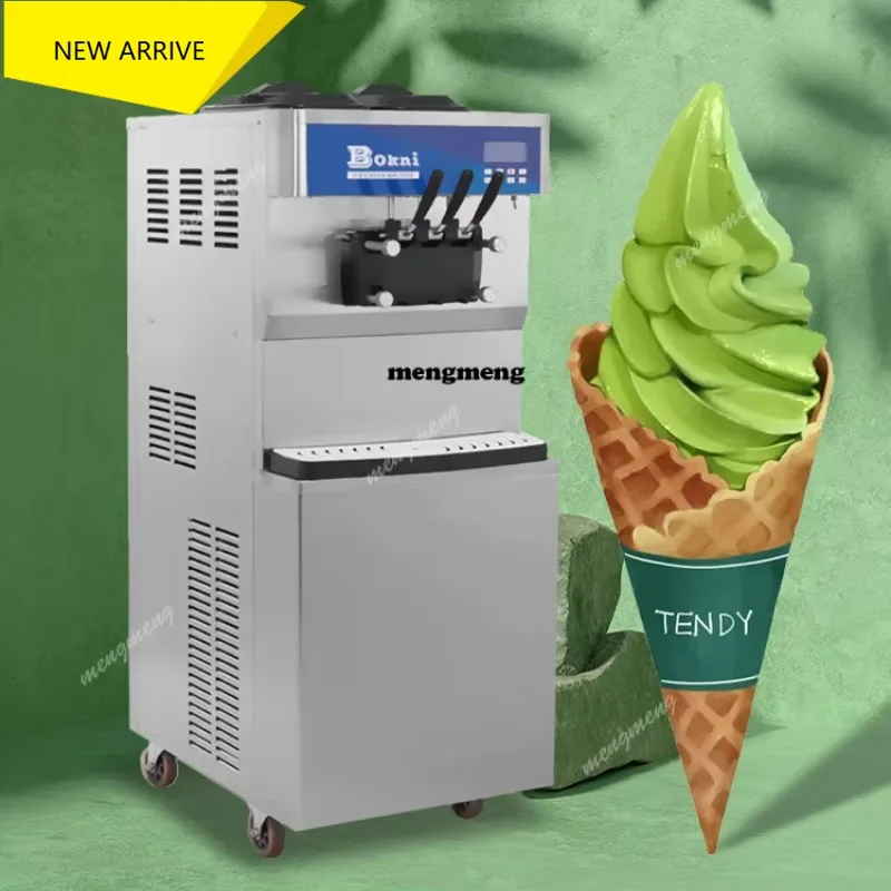Soft Ice Ice Cream Machine Commercial Vertical Automatic Ice Cream Machine Household Sundae High Expansion