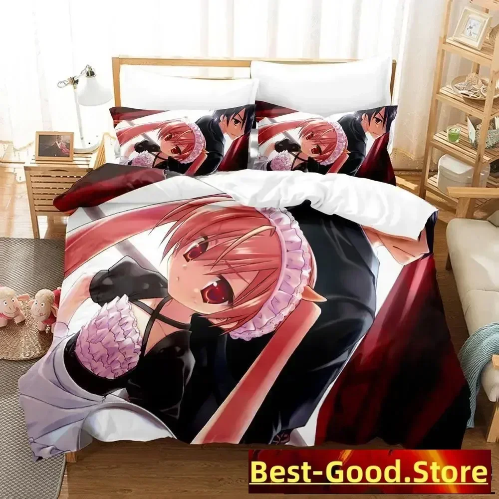 

New Aria The Scarlet Ammo Bedding Set Cartoon Anime three-piece set Adult Kid Bedroom Duvet cover Sets 3D Print Kawaii Anime