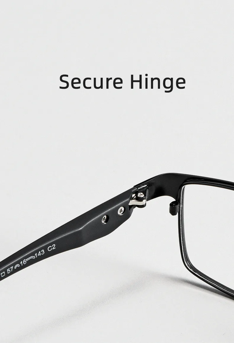 KOCOLIOR Anti Blue Light Men Reading Glasses Titanium Alloy Metal Frame Business Computer Reader +1.50 1.75 2.0 2.25 2.50 2.75
