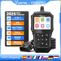 VDIAGTOOL VD30 Pro OBD2 Scanner Diagnostic Tool with Reset  Live Data Freeze Frame I/M Readiness for Cars and Trucks