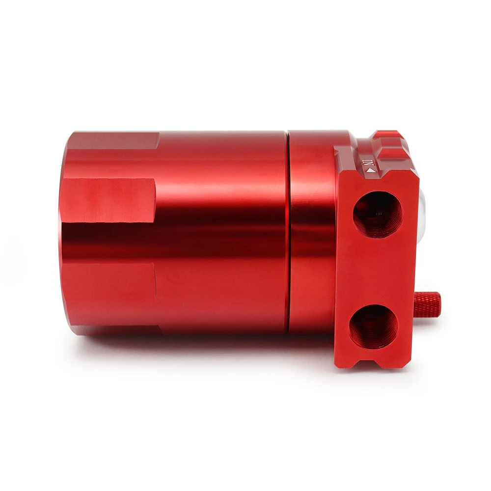 Universal Baffled Aluminum 300ml Oil Catch Can Reservoir Tank / Oil Tank With Air Filter Red Black Blue Silver Purple