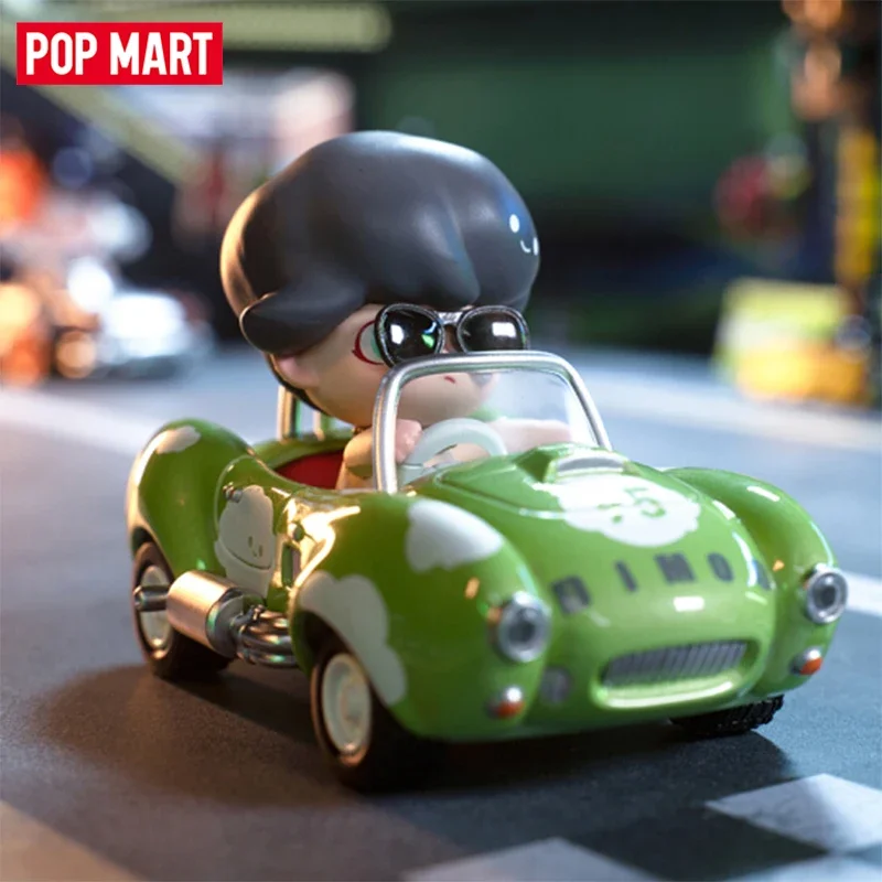 POP MART POP CAR Super Track Series Blind Box Toys Confirm Style Action Figure Cute Doll Desktop Ornaments Gifts Collection