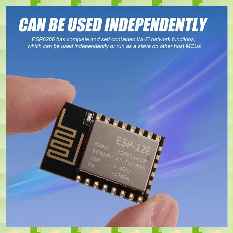 Modulo seriale 2025 ESP-12E Porta seriale ESP8266 Modulo portatile Wi-Fi SOC completo 802.11B/G/N, modulo seriale ESP-12E ESP8266 Seri