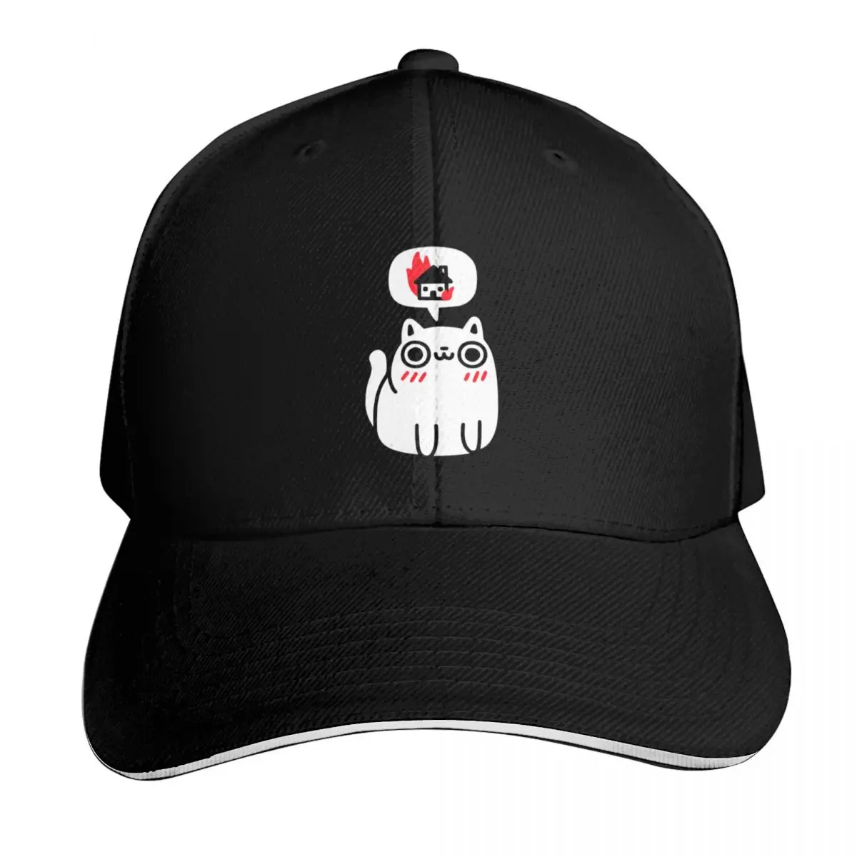 Dreaming of Destruction Baseball Cap Quick Dry Performance Cotton Twill Breathable Contrast Two Tone Brim