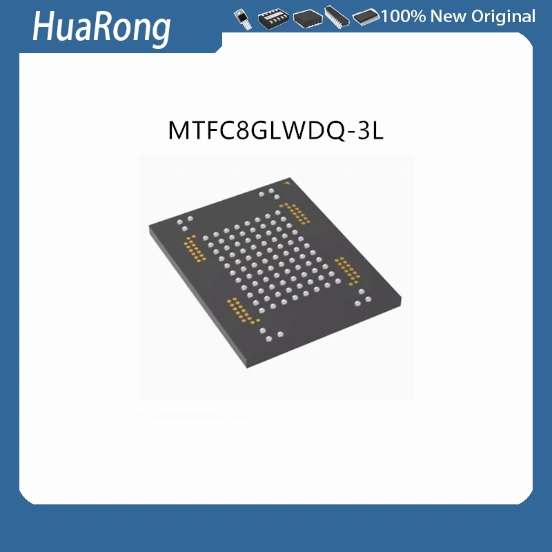

1Pcs/Lot MTFC8GLWDQ-3L HBBAC HBBYZ BGA100