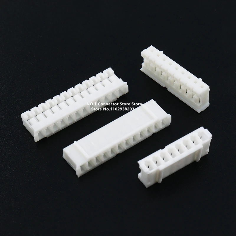 50szt/LOT JST PH 2.0 2P 3P 4P 5P 6P 7P 8P 9P 10P 11P 12PIN Materiał żeński PH2.0 Złącza o skoku 2mm Przewody Nagłówek Obudowa PH-Y