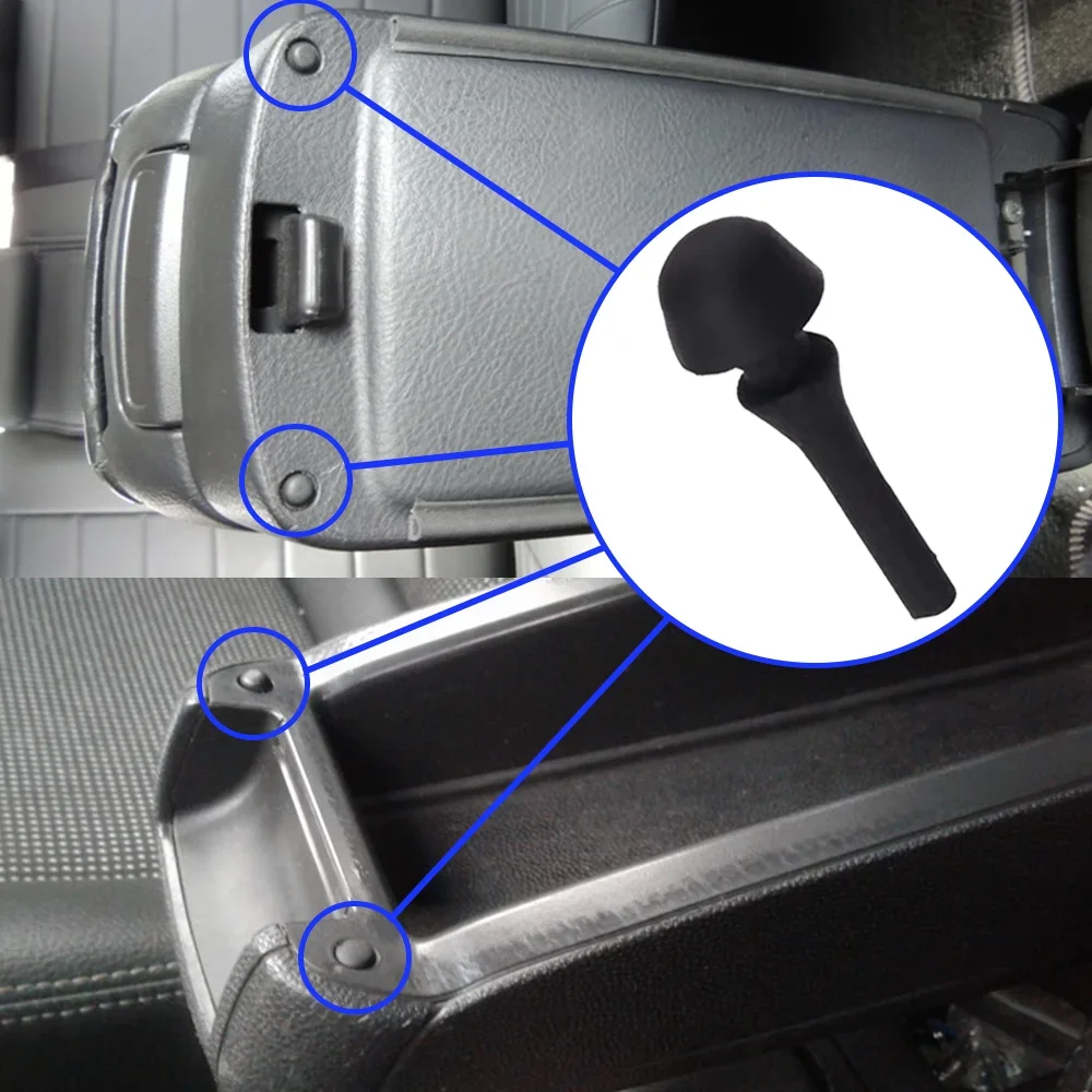 4x Poduszka podłokietnika konsoli środkowej samochodu do Toyota Avensis II T250 Camry XV20 XV40 Camry Gracia Rubber New