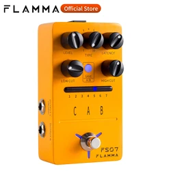 FLAMMA FS07 IR Cabinet Simulation Pedal Cab Simulation Guitar Effects Pedal  Impuse Response Loader 7 Presets 11 Factory IR