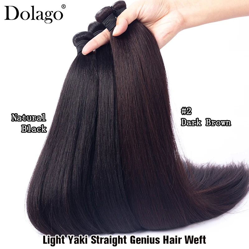 

Genius Weft Human Hair Extensions Yaki Straight Bundles Deals Human Hair Vietnamese Raw Invisible Thin Weft Sew In Extensions