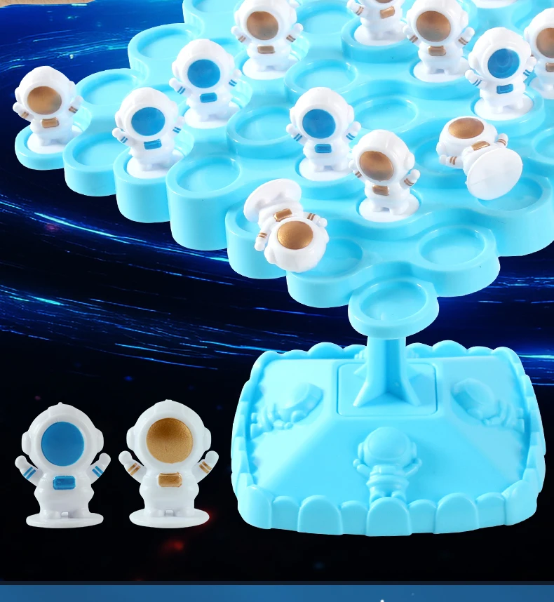 Astronauten Kreative Balancierende Baum Spielzeug Balance Board Tabletop Party Lustige Eltern-kind-Interaktive Spiel Baustein Spielzeug – Detail 10