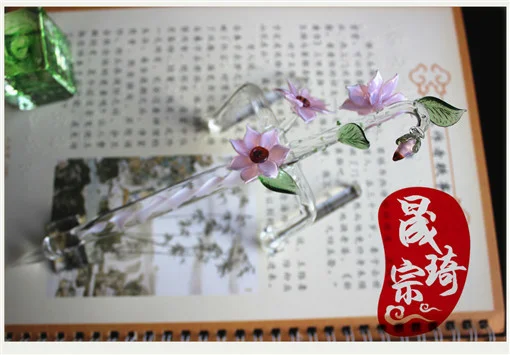 Unique Design Handmade Glass Dip Pen Japanese And Korean Stationery Personalized Pen Gift Calligraphy Color Ink Pen