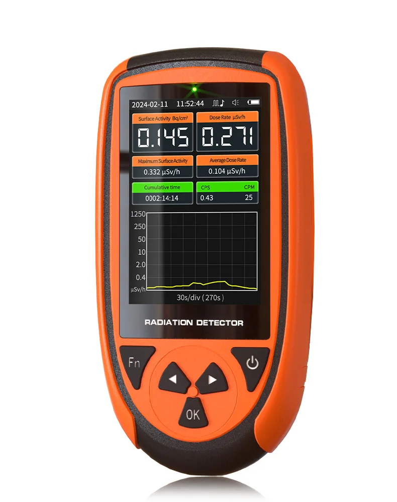 Aikesi Radiation Detector Geiger Counter Mica Window Geiger Muller Counter Alpha Beta Gamma X Rays Detector  LND 7311 Sensor