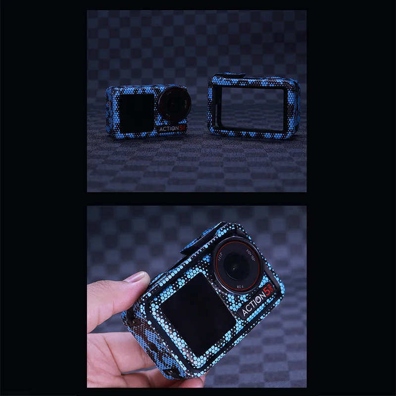 DJI 액션 5Pro 용 스포츠 카메라 프레임 스티커, 스크래치 방지 보호 필름, 개성 데칼 스킨, 오스모 액션 5PRO 개조 키트