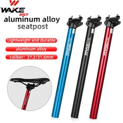 Wake MTB Mountain Bike Seatpost Aluminum Alloy Blue Red 27.2/31.6mm Seat Tube Bicycle Accessories Part for BMX Cycling Road Bike