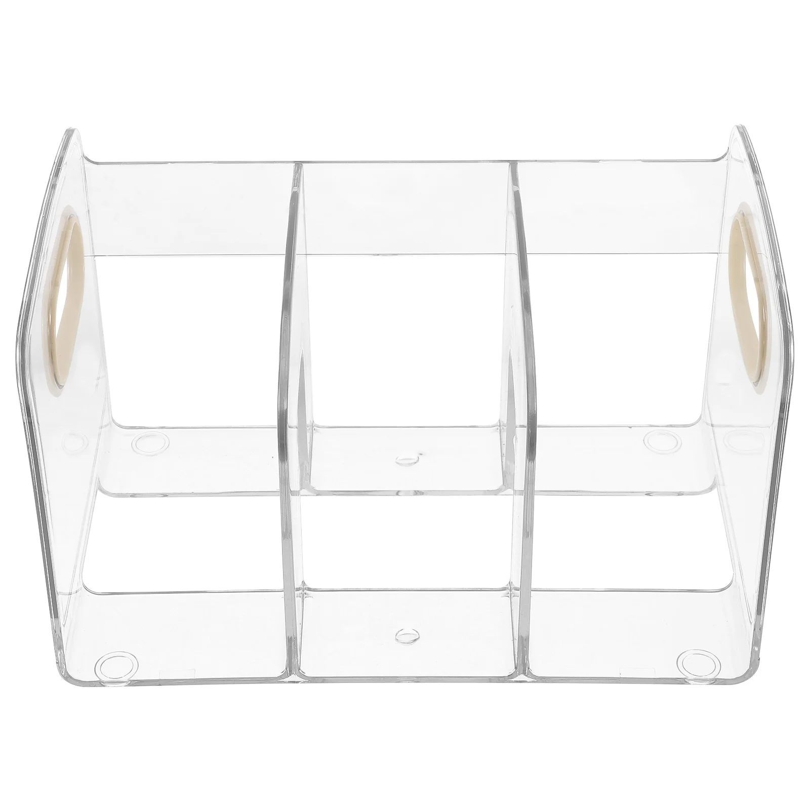 Transparent Book Stand Heavy Duty Bookends For Shelves Magazine File Organizer Acrylic Desktop Storage Box Multi-Function