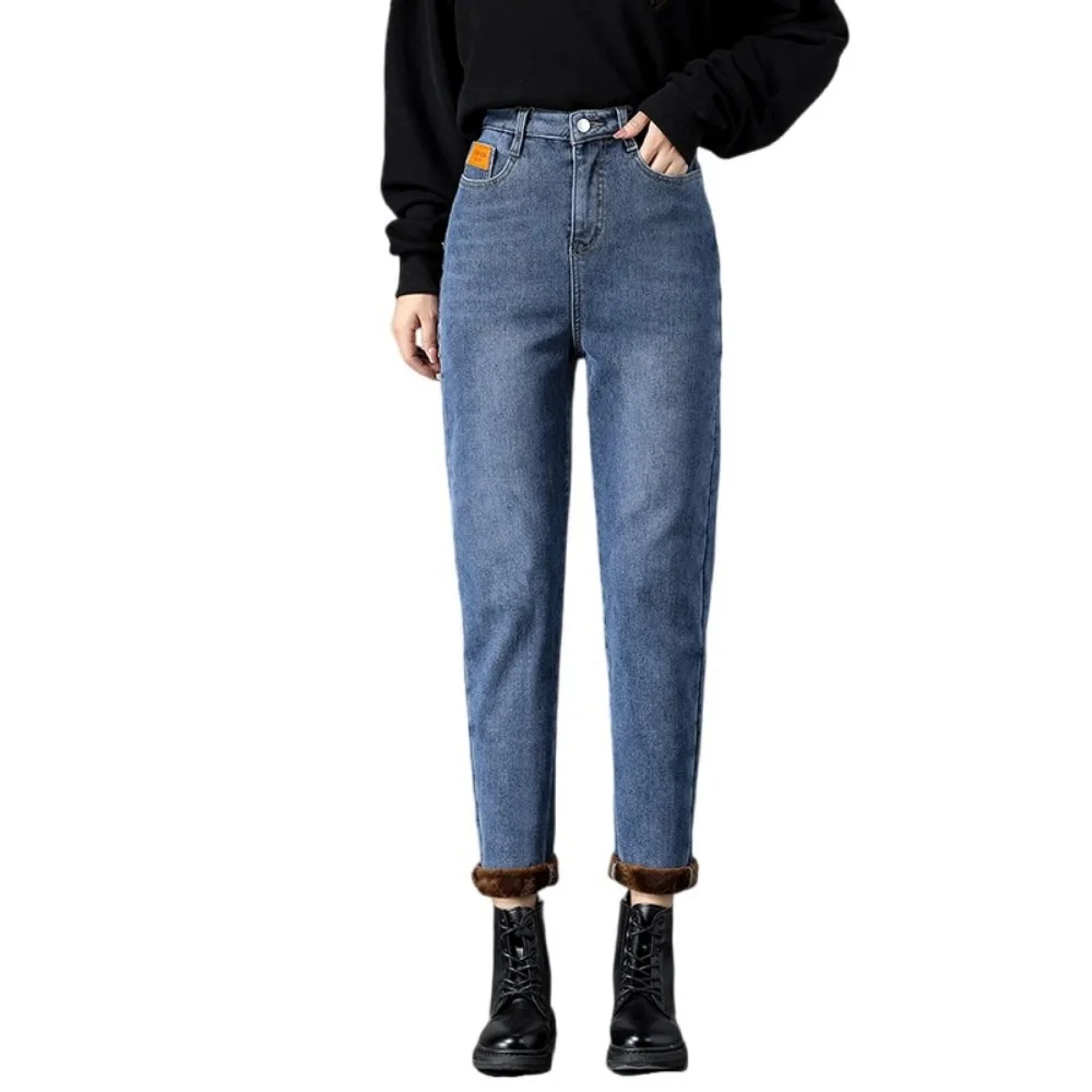 Jeans Woman High Waisted Classic Jeans Autumn Trend Pencil Pants Korean Fashion Autumn Winter Female Denim Troures Womens  y2k