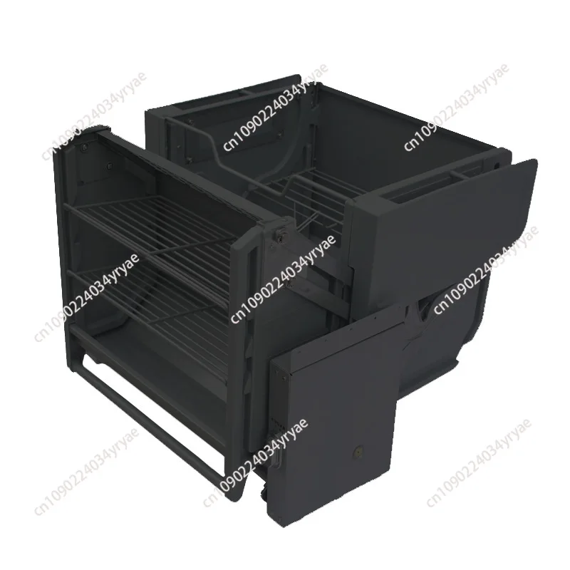 

Двойная выдвижная корзина, аксессуары для кухонного шкафа, органайзер для кладовой, волшебный коллекционер