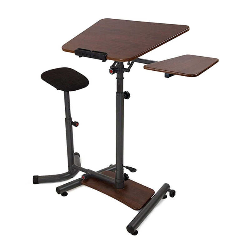 Modern  Portable Simple Laptop Stand Table With Chair Writing Computer Adjustable Desk Home Office Furniture