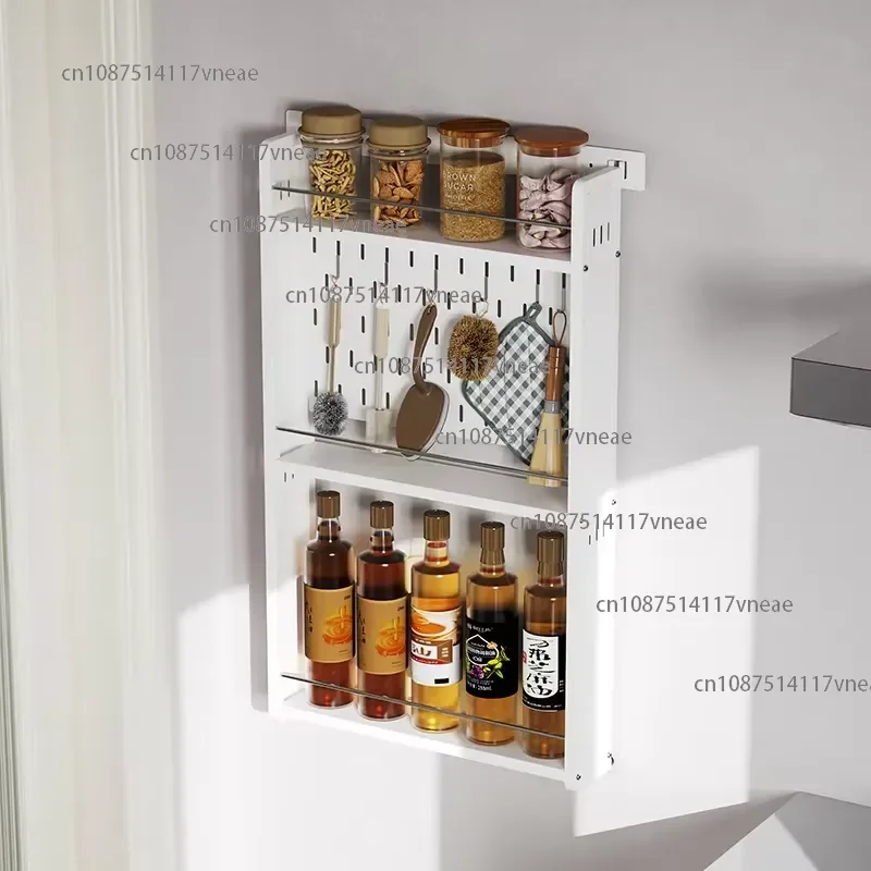 Door Gap Rack Extremely Narrow Gap Wall-mounted Storage Multi-layer Shelf Kitchen Spice Storage Cabinet