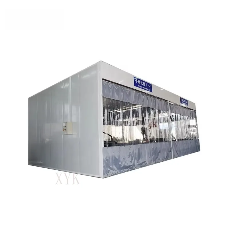 FOB Price LX-6-2-3 Car Paint Baking Oven Equipment Complete Set Vehicle Spray Baking Booth Coating Room for Auto Painting